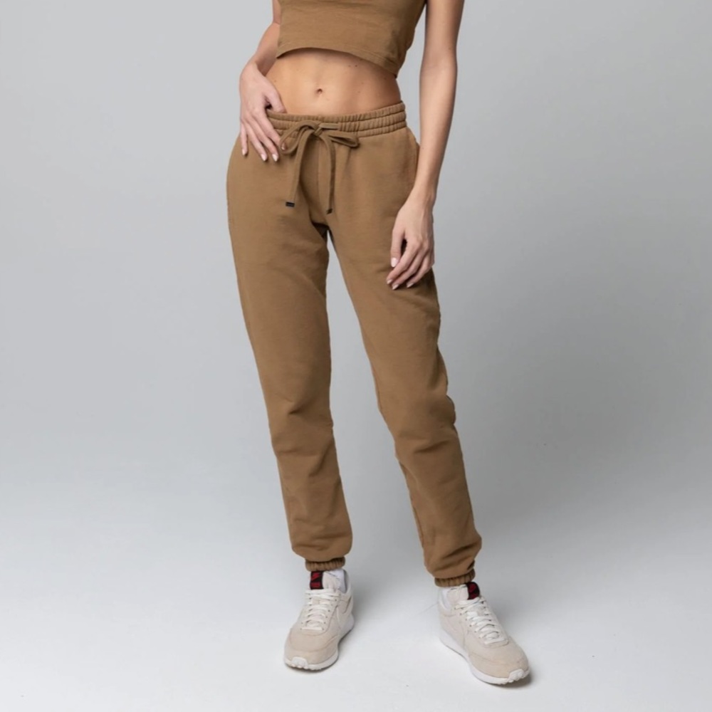 TALENTLESS 🤎 WOMENS SWEATPANTS - MID CENTURY in Mocha, Sz Small (sold out)